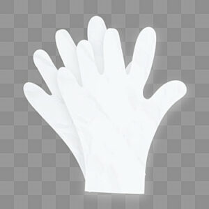 White Medical Gloves